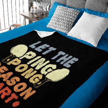 Discover Ping Pong Player Baby Blankets