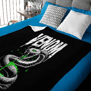 Discover Venom Snake  Baby Blankets