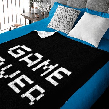 Discover Geometric Pixelate Word Art Design Baby Blankets