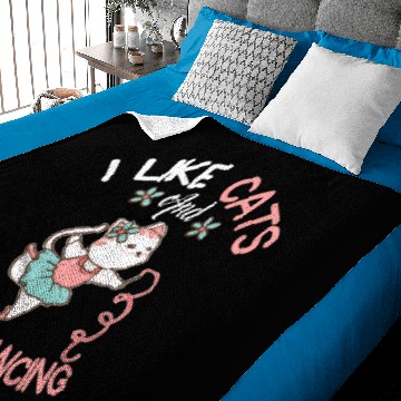 Discover I Like Cats And Ballet Dancing  Baby Blankets