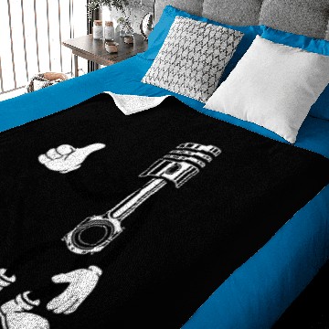 Discover Happy Piston Cartoon Baby Blankets