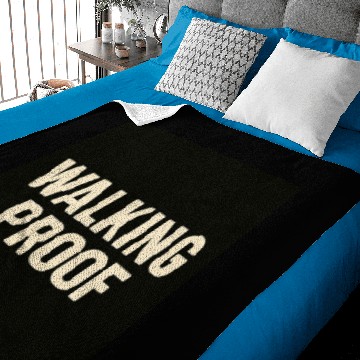 Discover Walking Proof Bold Statement Baby Blankets