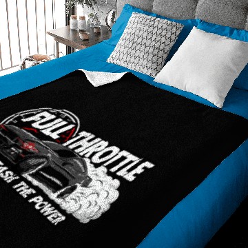 Discover Full Throttle Muscle Car Design Baby Blankets