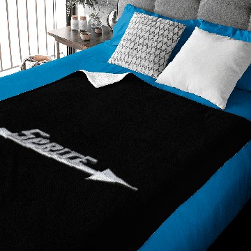 Discover Austin-Healey Sprite silver script emblem - Baby Blankets