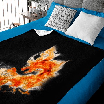 Discover flames dragon 3D Baby Blankets