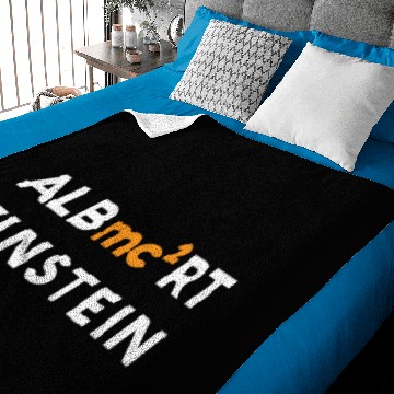 Discover Albert Einstein White Baby Blankets