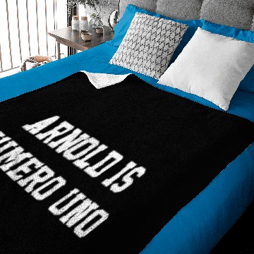 Discover Arnold is numero Uno Baby Blankets