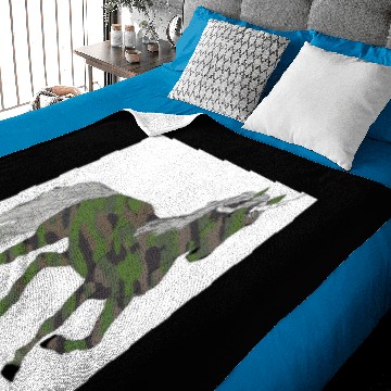 Discover Camouflage Unicorn Baby Blankets