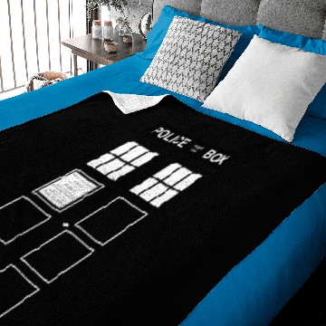 Discover Tardis Baby Blankets