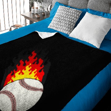 Discover Fireball Baseball Germany Baby Blankets