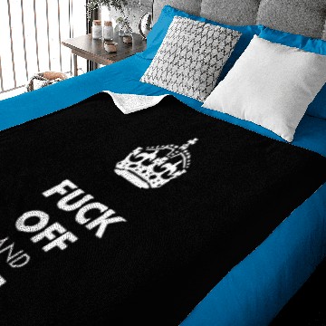 Discover FUCK OFF AND DIE Baby Blankets