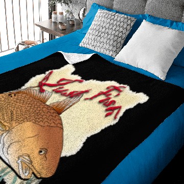 Discover Just Fish Redfish tan Baby Blankets