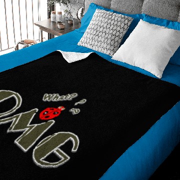 Discover OMG. WHAT? cute ladybug Baby Blankets