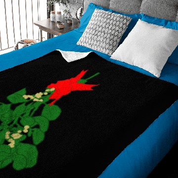 Discover Naughty Mistletoe Baby Blankets