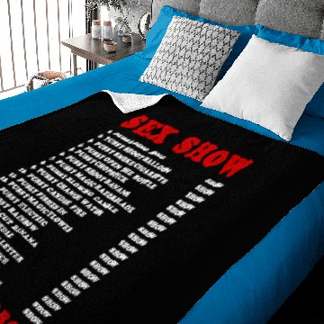 Discover Bangkok Red Light Ping Pong sx Show Baby Blankets