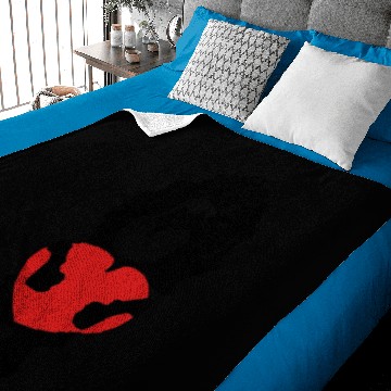 Discover Lion with red heart -4 Baby Blankets