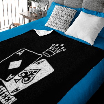 Discover Poker - Poker Queen Baby Blankets