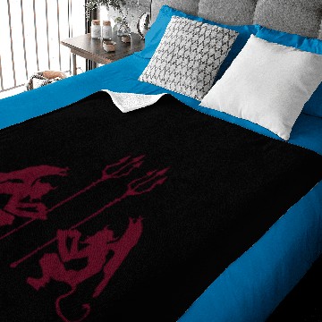 Discover Devilish Devil Baby Blankets