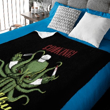 Discover Cooking with Cthulhu Baby Blankets