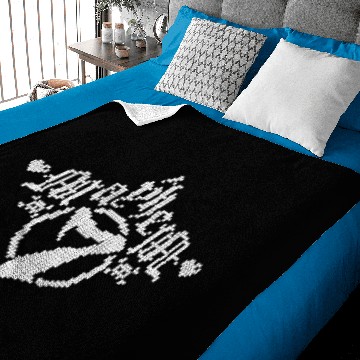 Discover MayheM-7 - Logo 5 - White Baby Blankets