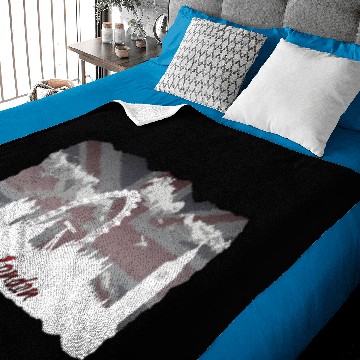 Discover White London Baby Blankets