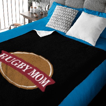 Discover Rugby Mom Baby Blankets