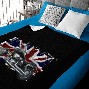 Discover UNION JACK FLAG & MOTORBIKE Baby Blankets
