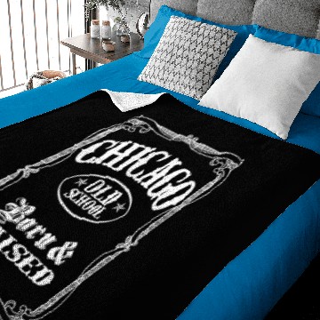 Discover Old School Chicago Baby Blankets