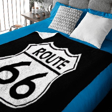 Discover route 66 sign Baby Blankets