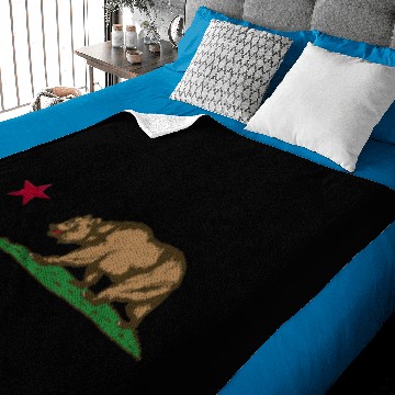 Discover california bear flag Baby Blankets