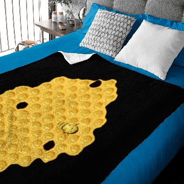 Discover bee hive Baby Blankets