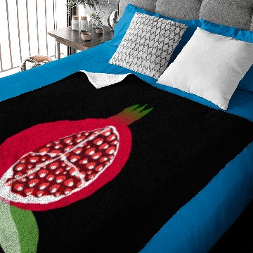 Discover pomegranate fruit Baby Blankets