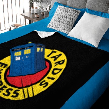 Discover Tardis Express Baby Blankets