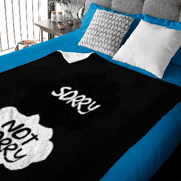 Discover Sorry Not Sorry Baby Blankets