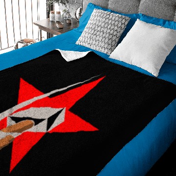 Discover hammer and sickle in star Baby Blankets