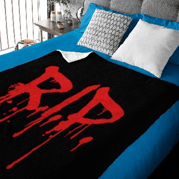 Discover RIP death blood die kill murder splashes drip Baby Blankets