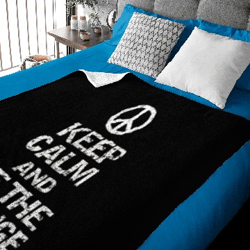 Discover Keep Calm and Be The Change Baby Blankets