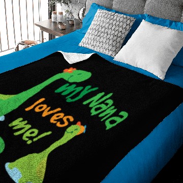 Discover My Nana Loves Me Baby Blankets