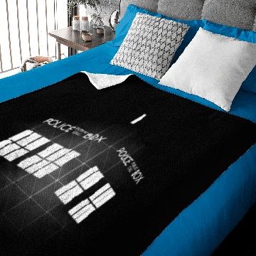Discover Tardis Baby Blankets