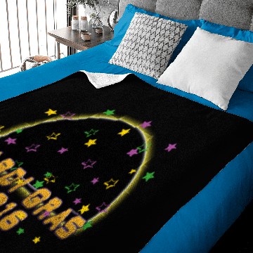 Discover 2016 Mardi Gras 2016 New Orleans Baby Blankets