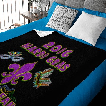 Discover 2016 Mardi Gras 2016 New Orleans Baby Blankets