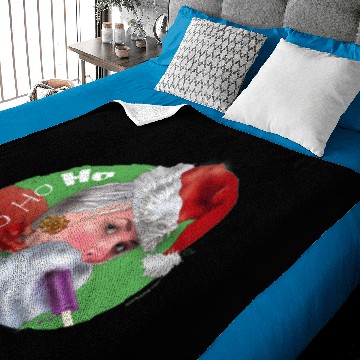 Discover Santa Sucks: Ho ho ho Baby Blankets