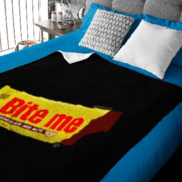 Discover Bite me (candy bar) Baby Blankets