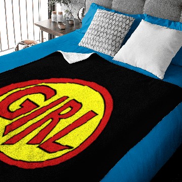 Discover Super, Hero, Heroine, Super Girl Baby Blankets