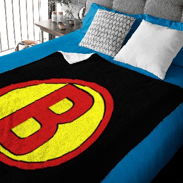 Discover Super, Hero, Heroine, Initials, B Baby Blankets