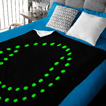 Discover tennis ball dotted 0 Baby Blankets