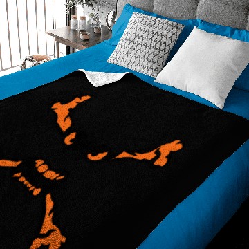 Discover nasty bone skeleton skull tooth 4 Baby Blankets