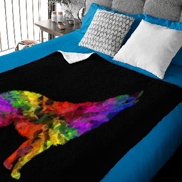 Discover Multispectral Gem Howling Wolf Baby Blankets