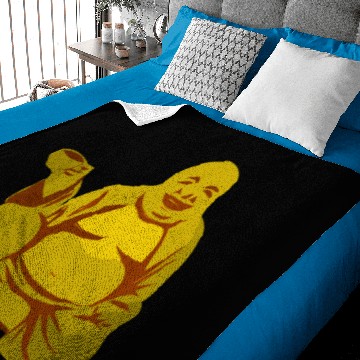 Discover Buddha with cup Baby Blankets