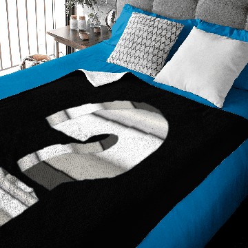 Discover Reflective Chrome 3D Question Mark Baby Blankets